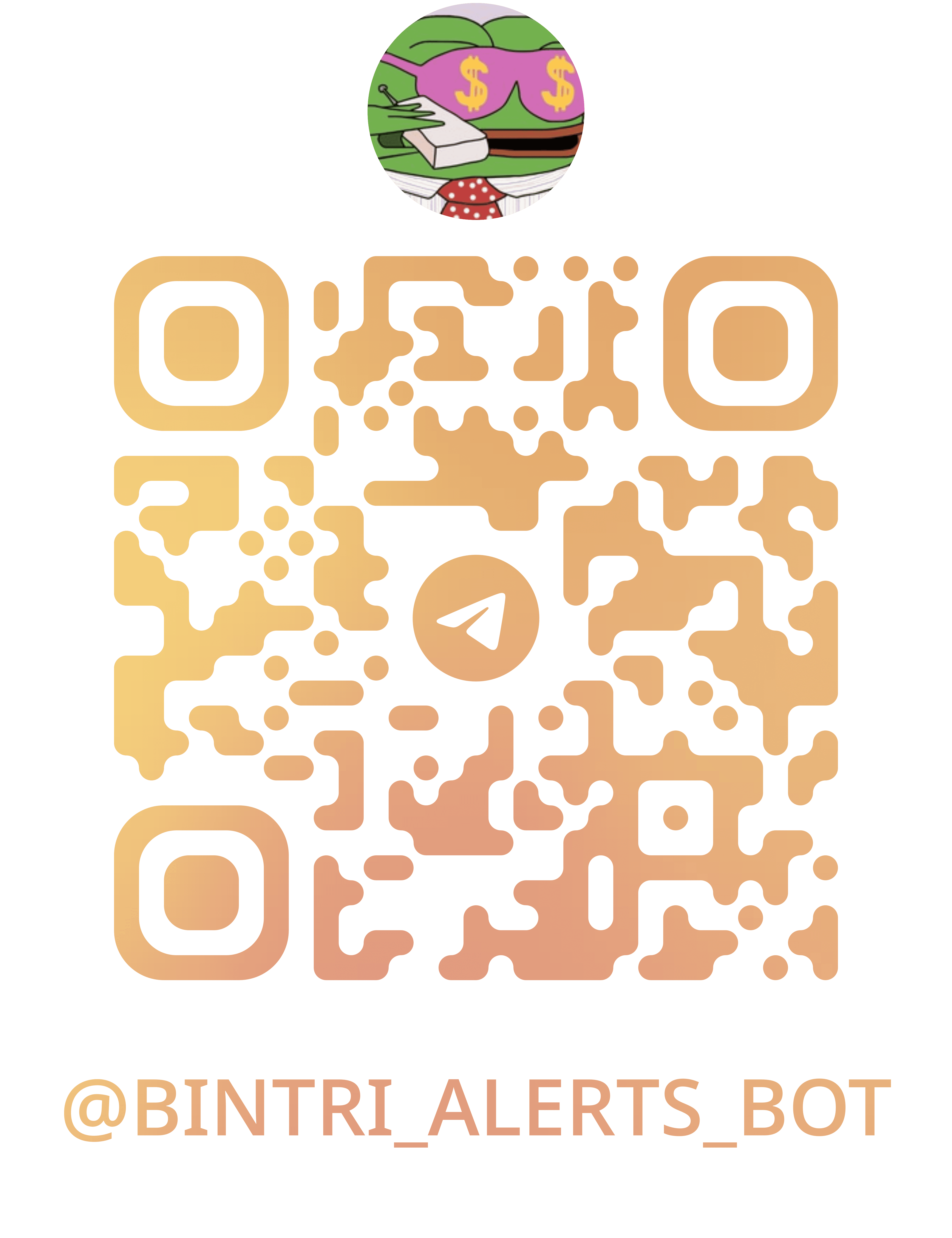 QR code for @Bintri_Alerts_bot on Telegram