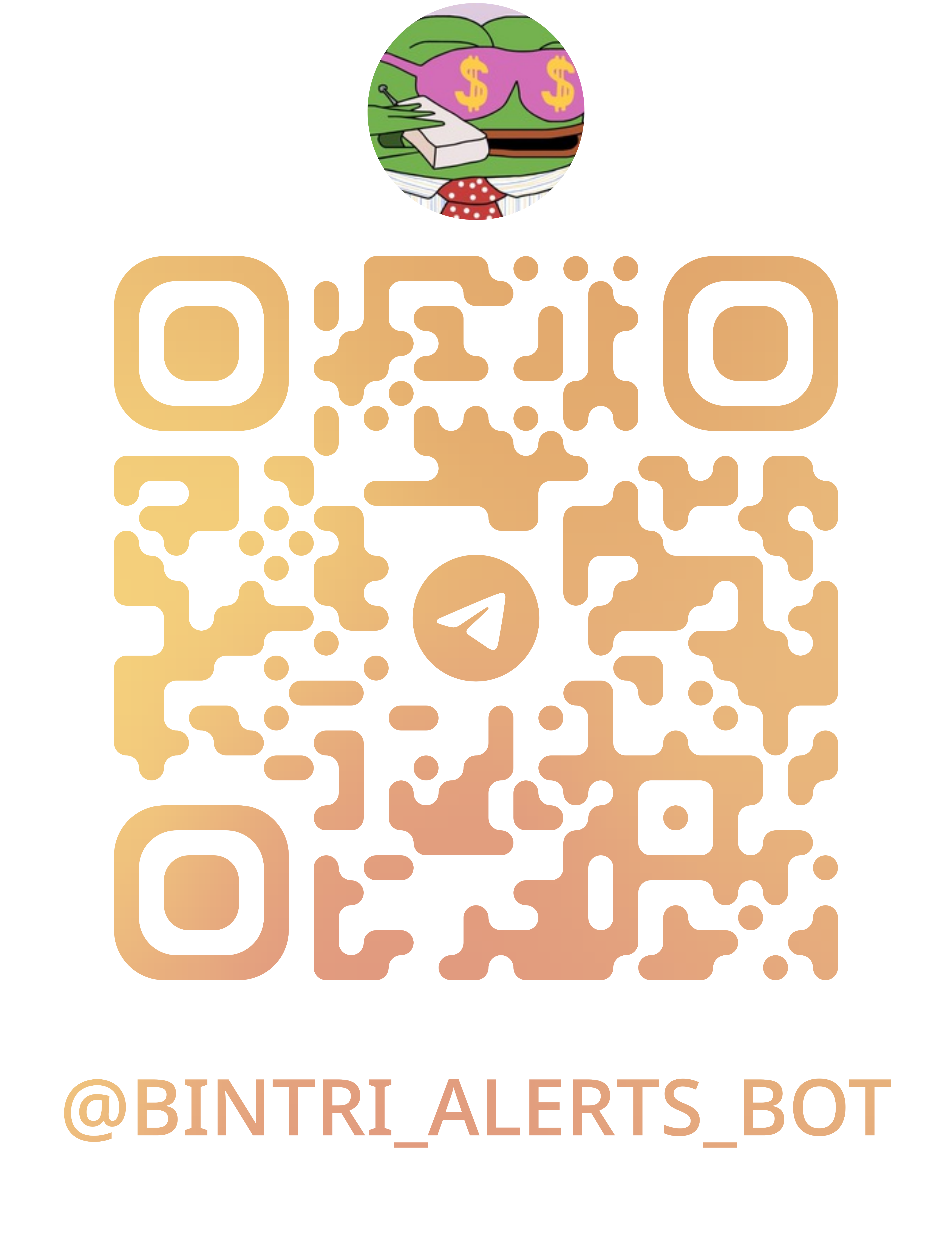 QR code for @Bintri_Alerts_bot on Telegram