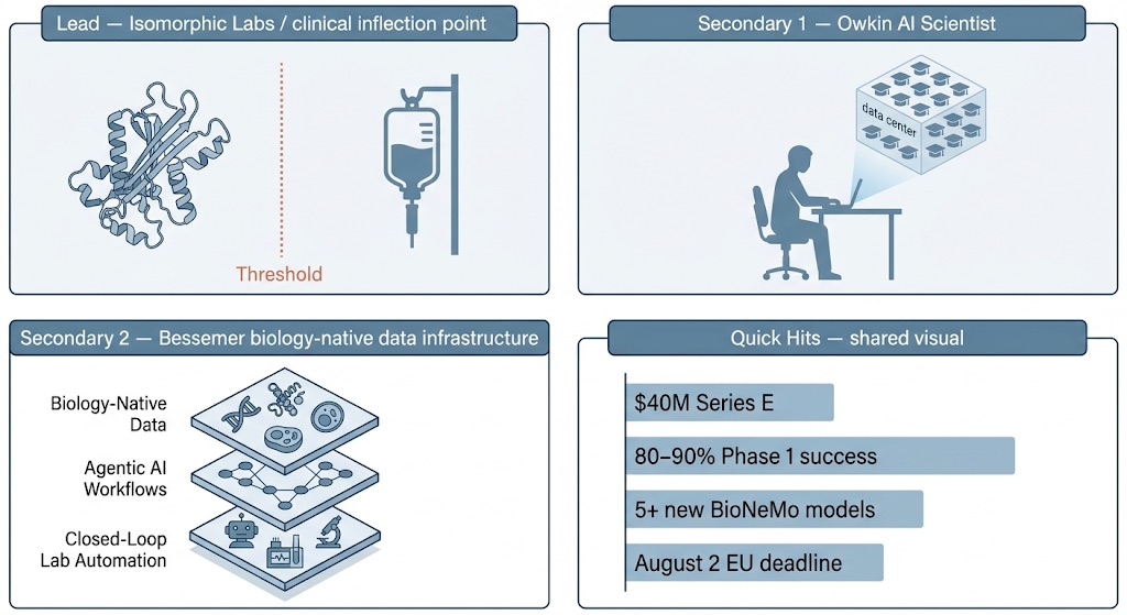 Isomorphic enters the clinic — and why data, not models, will be the moat